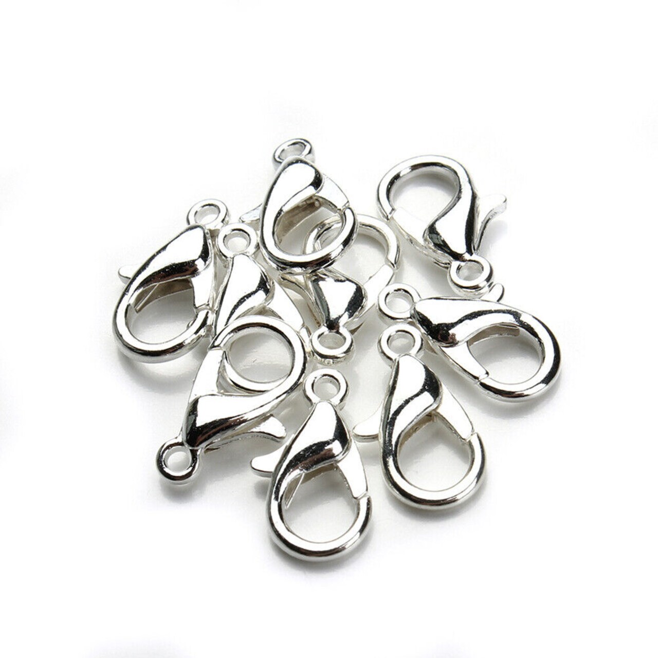Kitcheniva 50 Pack Lobster Clasp For DIY Necklace Bracelets Accessories